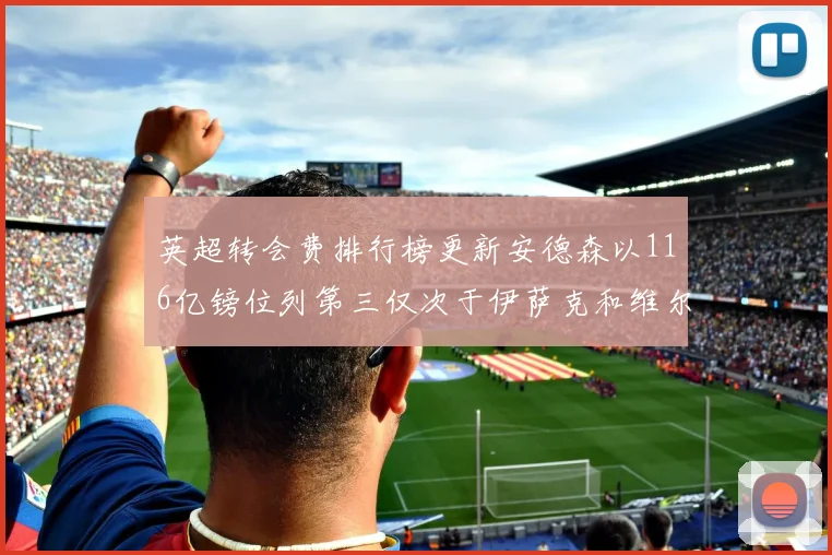 英超转会费排行榜更新安德森以116亿镑位列第三仅次于伊萨克和维尔茨